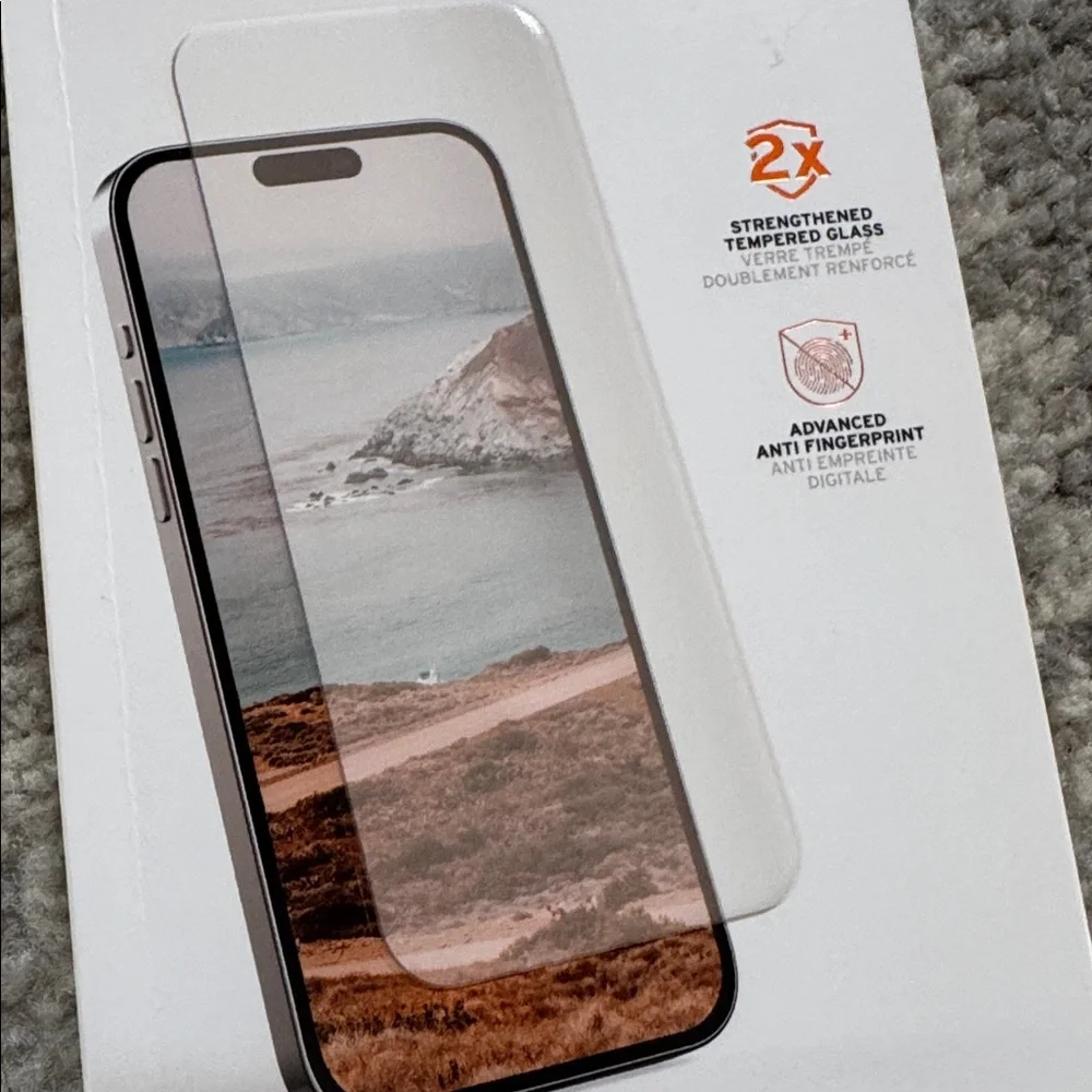 UAG Glass Shield Tempered Glass Screen Protector for iPhone 16 Pro - Clear